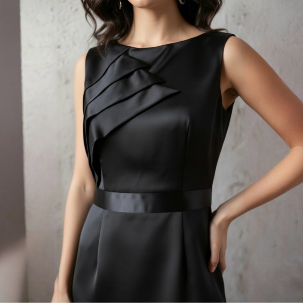 Max & Cleo Black Sleeveless Dress - Picture 5 of 16